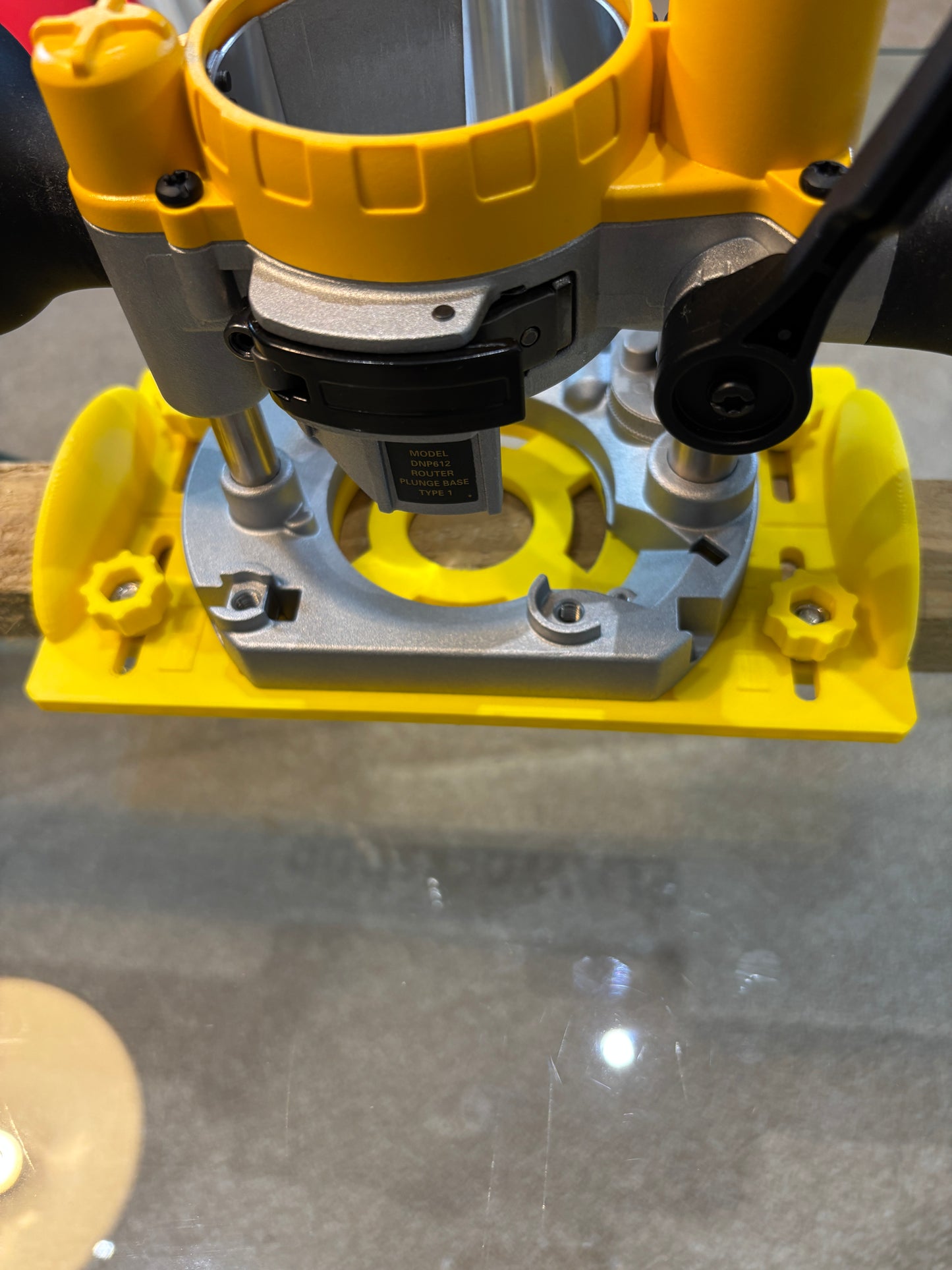 Dewalt DNP612 / DCW600 / DCW611 Router Plunge Base Jig for making mortises / slot mortises / grooves