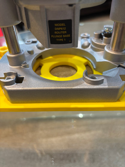 Dewalt DNP612 / DCW600 / DCW611 Router Plunge Base Jig for making mortises / slot mortises / grooves