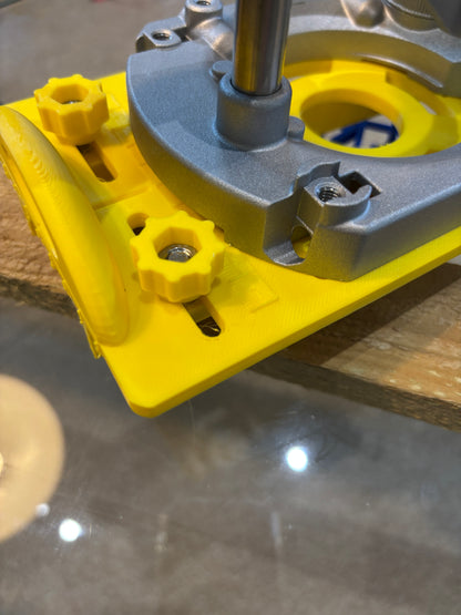 Dewalt DNP612 / DCW600 / DCW611 Router Plunge Base Jig for making mortises / slot mortises / grooves