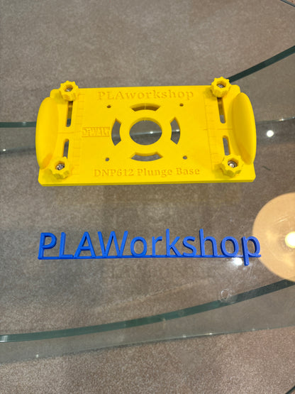 Dewalt DNP612 / DCW600 / DCW611 Router Plunge Base Jig for making mortises / slot mortises / grooves