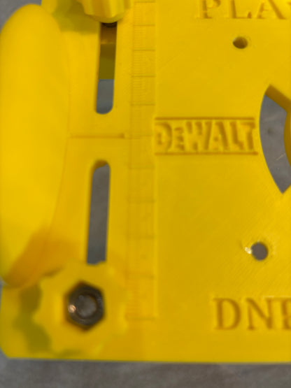 Dewalt DNP612 / DCW600 / DCW611 Router Plunge Base Jig for making mortises / slot mortises / grooves