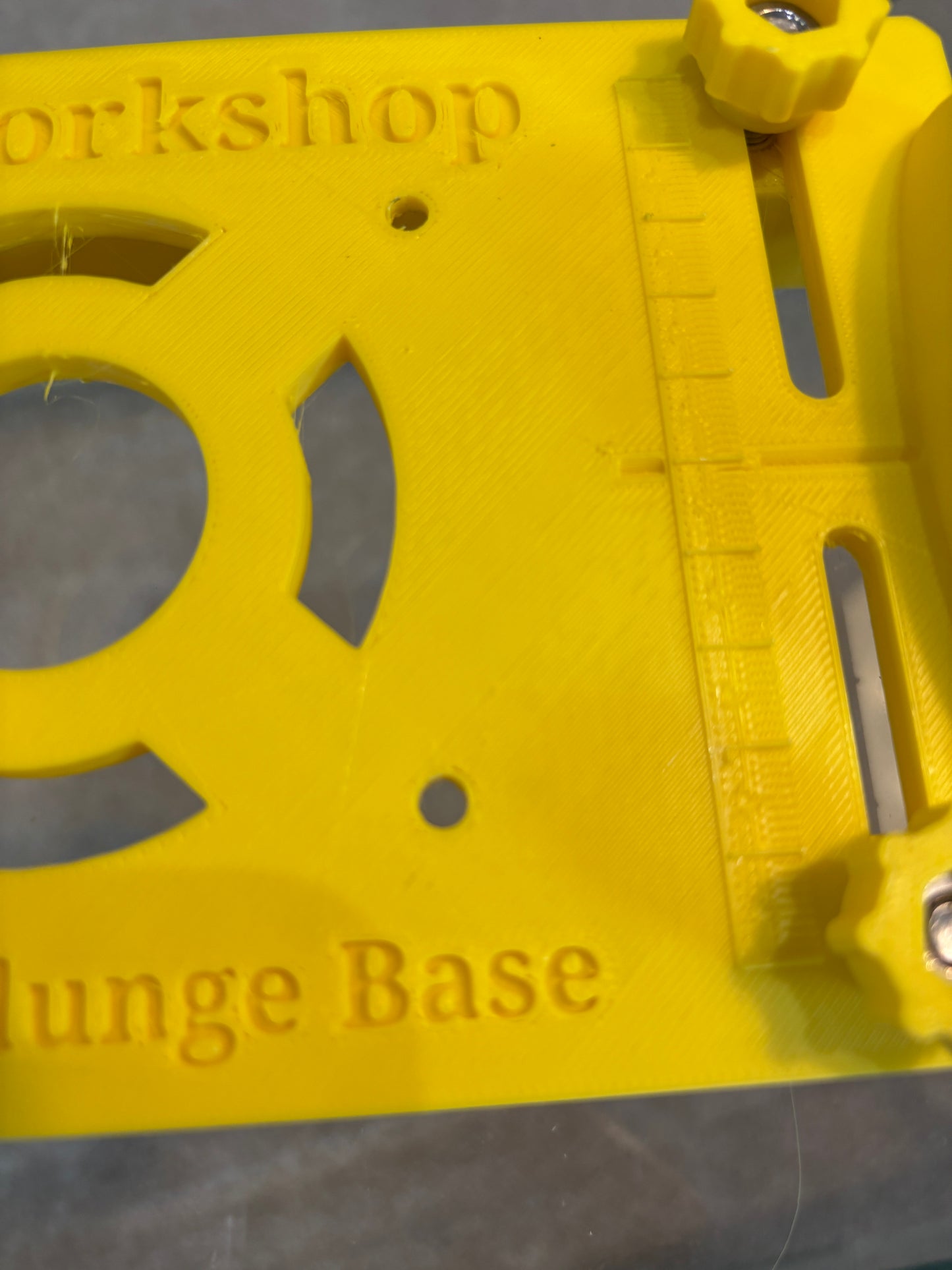 Dewalt DNP612 / DCW600 / DCW611 Router Plunge Base Jig for making mortises / slot mortises / grooves