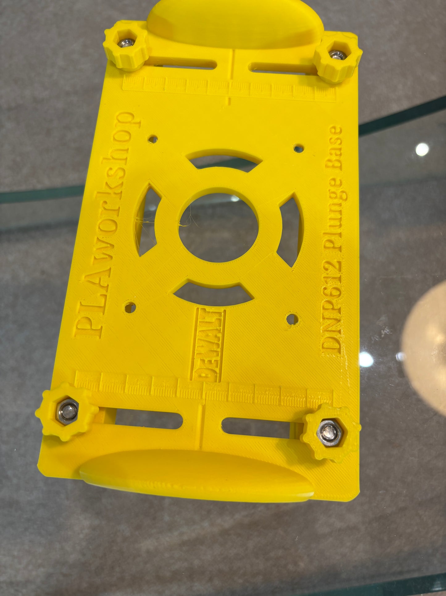 Dewalt DNP612 / DCW600 / DCW611 Router Plunge Base Jig for making mortises / slot mortises / grooves