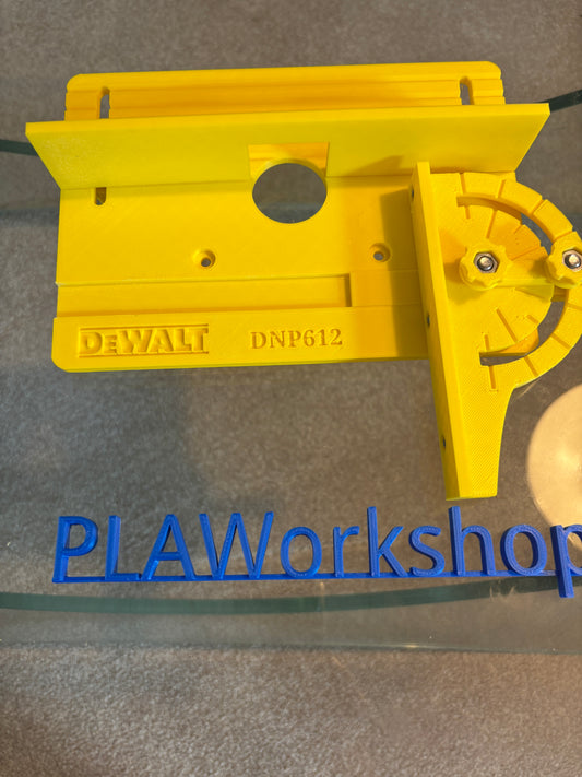 Dewalt Mini Bench Top Router Table with Angle/Fence Guide for Woodworking Bench Fits DNP612 Plunge Base Type 1