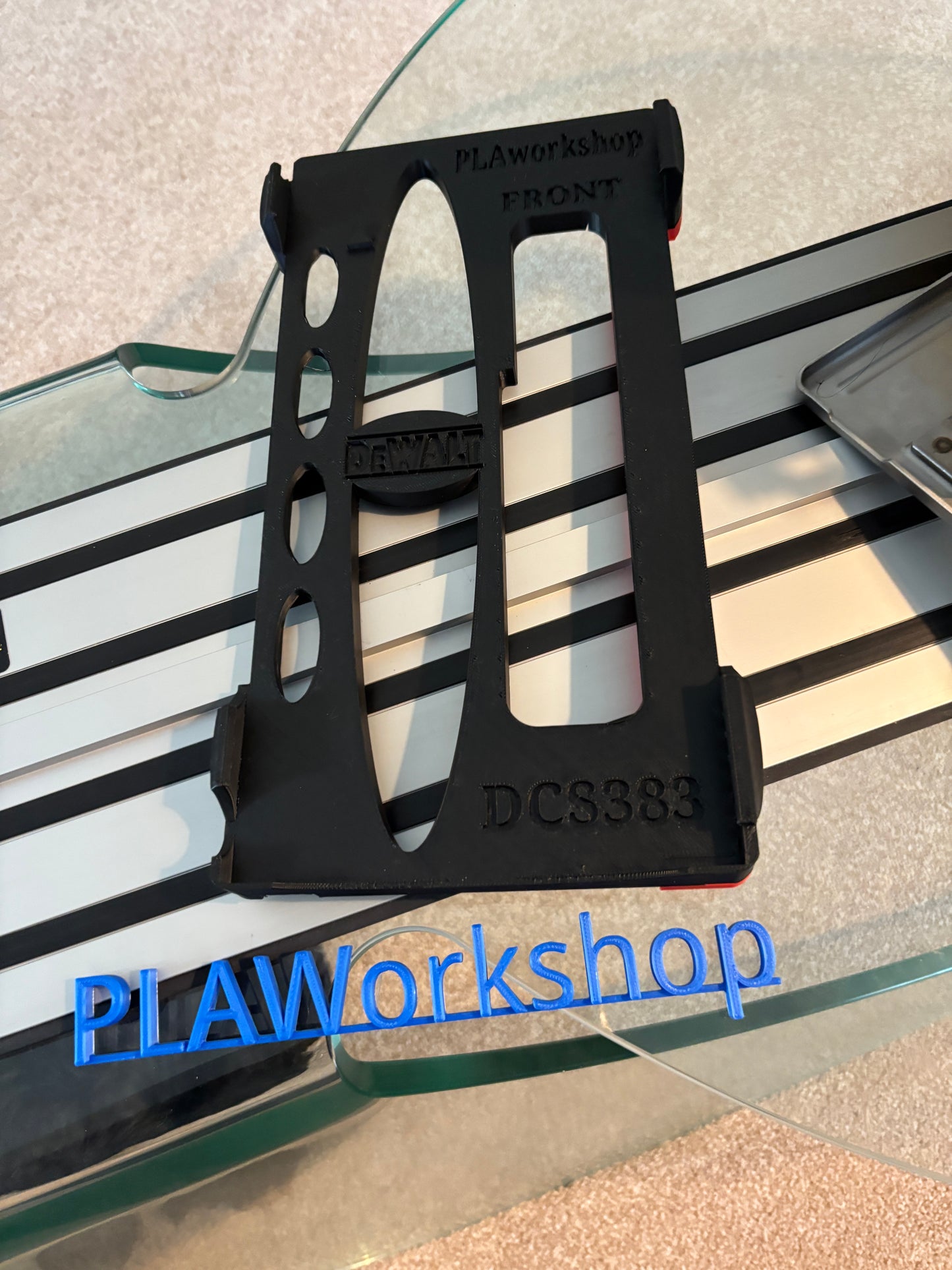 Dewalt DCS383 Metal Saw Adaptor base / Skid plate for Circular Saw to fit Dewalt Guide rail