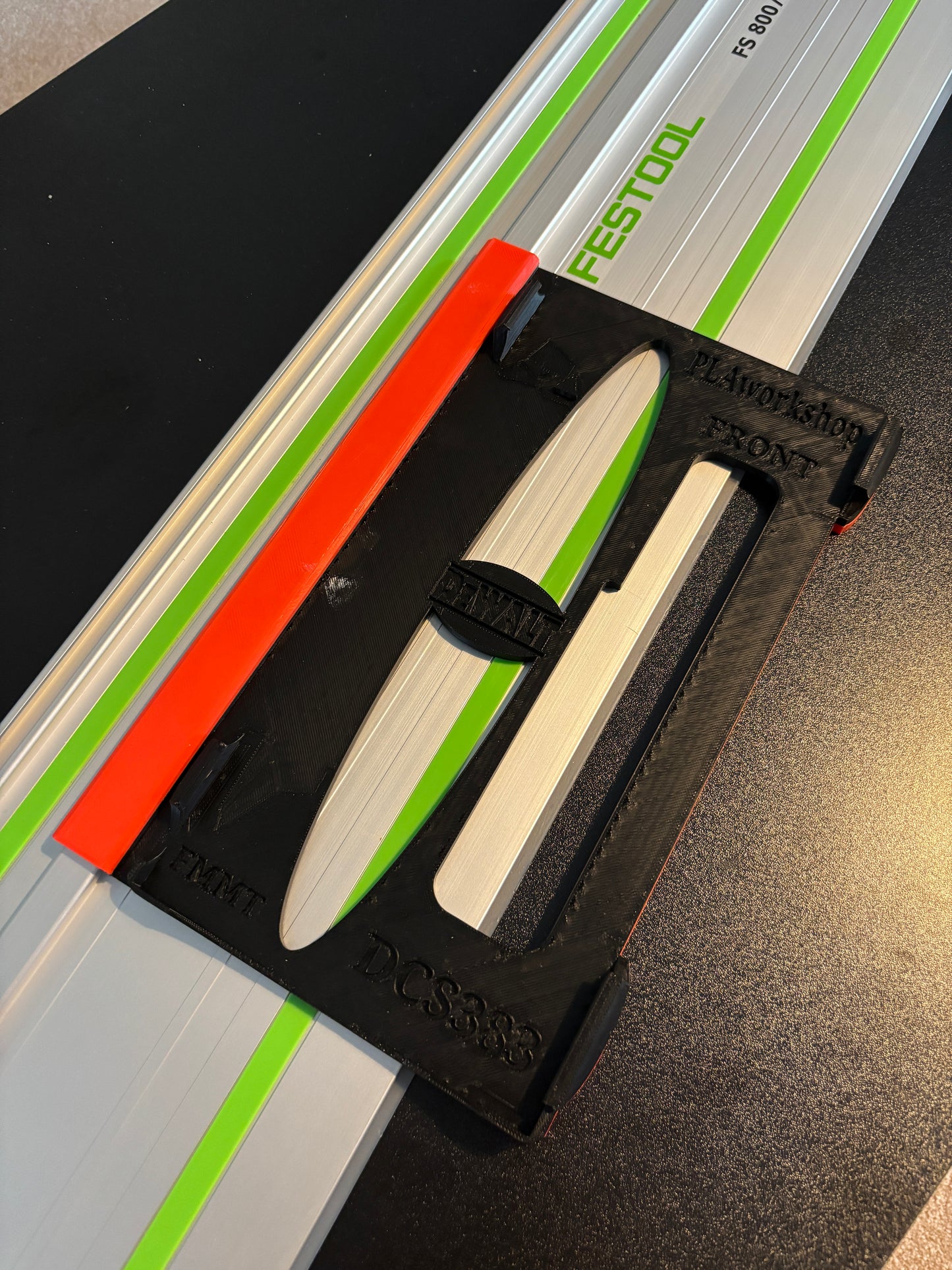 Dewalt DCS383 Metal Saw Adaptor base / Skid plate for Circular Saw to fit Festool Guide rail