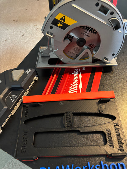 Dewalt DCS383 Metal Saw Adaptor base / Skid plate for Circular Saw to fit Milwaukee Guide rail