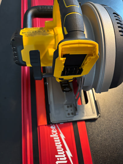 Dewalt DCS383 Metal Saw Adaptor base / Skid plate for Circular Saw to fit Milwaukee Guide rail