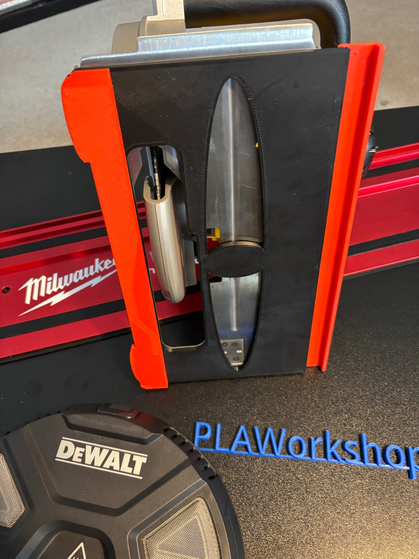 Dewalt DCS383 Metal Saw Adaptor base / Skid plate for Circular Saw to fit Milwaukee Guide rail