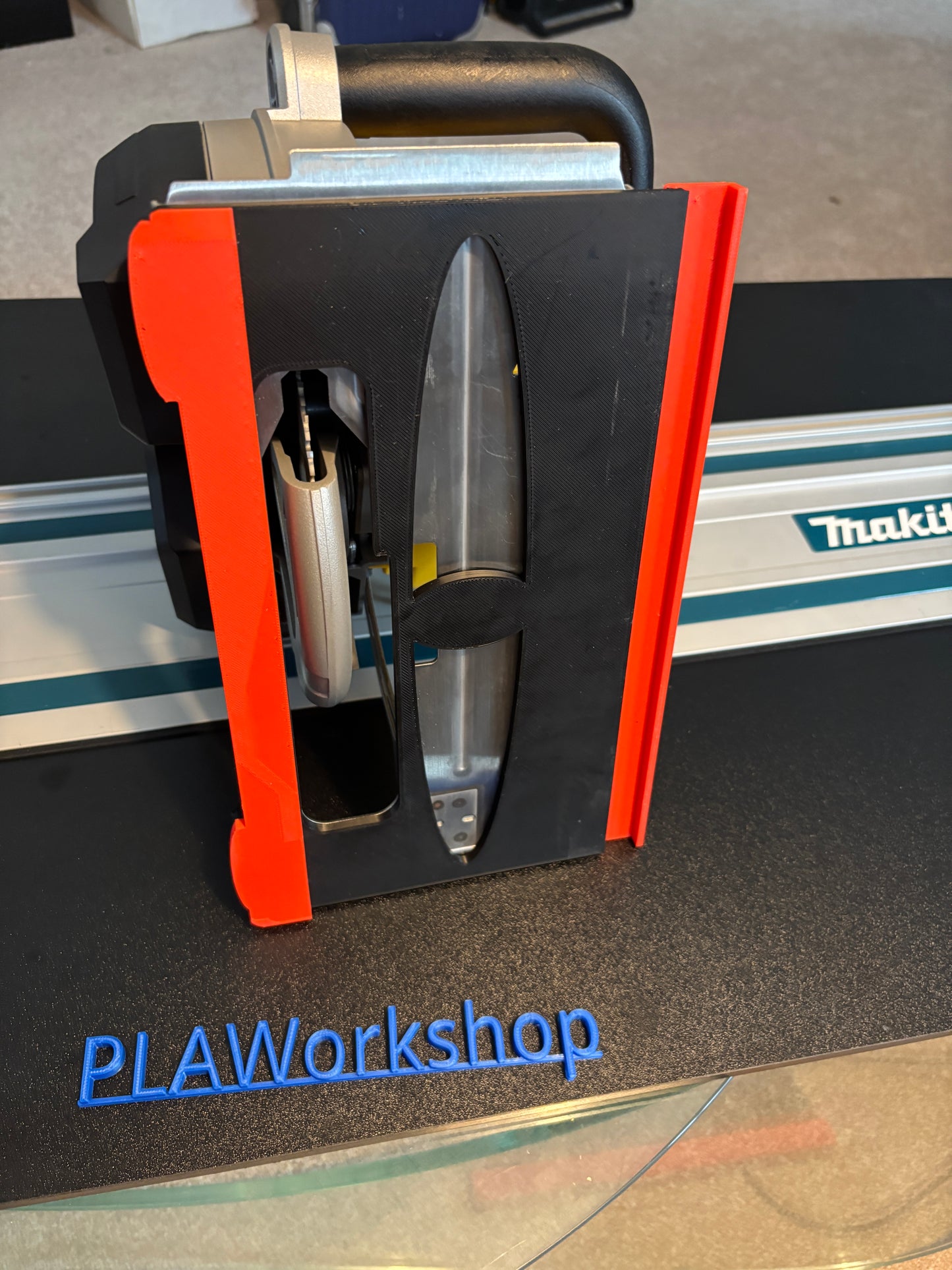 Dewalt DCS383 Metal Saw Adaptor base / Skid plate for Circular Saw to fit Makita Guide rail