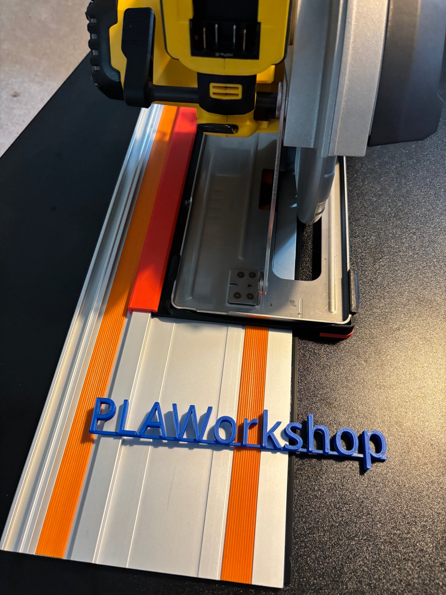 Dewalt DCS383 Metal Saw Adaptor base / Skid plate for Circular Saw to fit Triton Guide rail