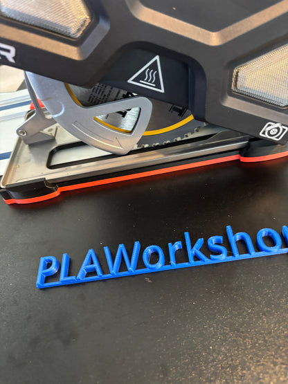 Dewalt DCS383 Metal Saw Adaptor base / Skid plate for Circular Saw to fit Scheppach Guide rail