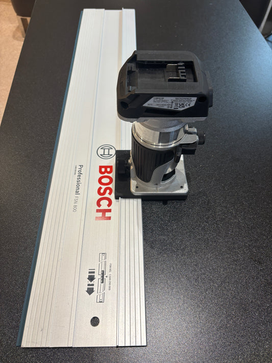 Trend T18S / R 14B Trim Router Guide Rail Adapter to Bosch Track / Guide Rail