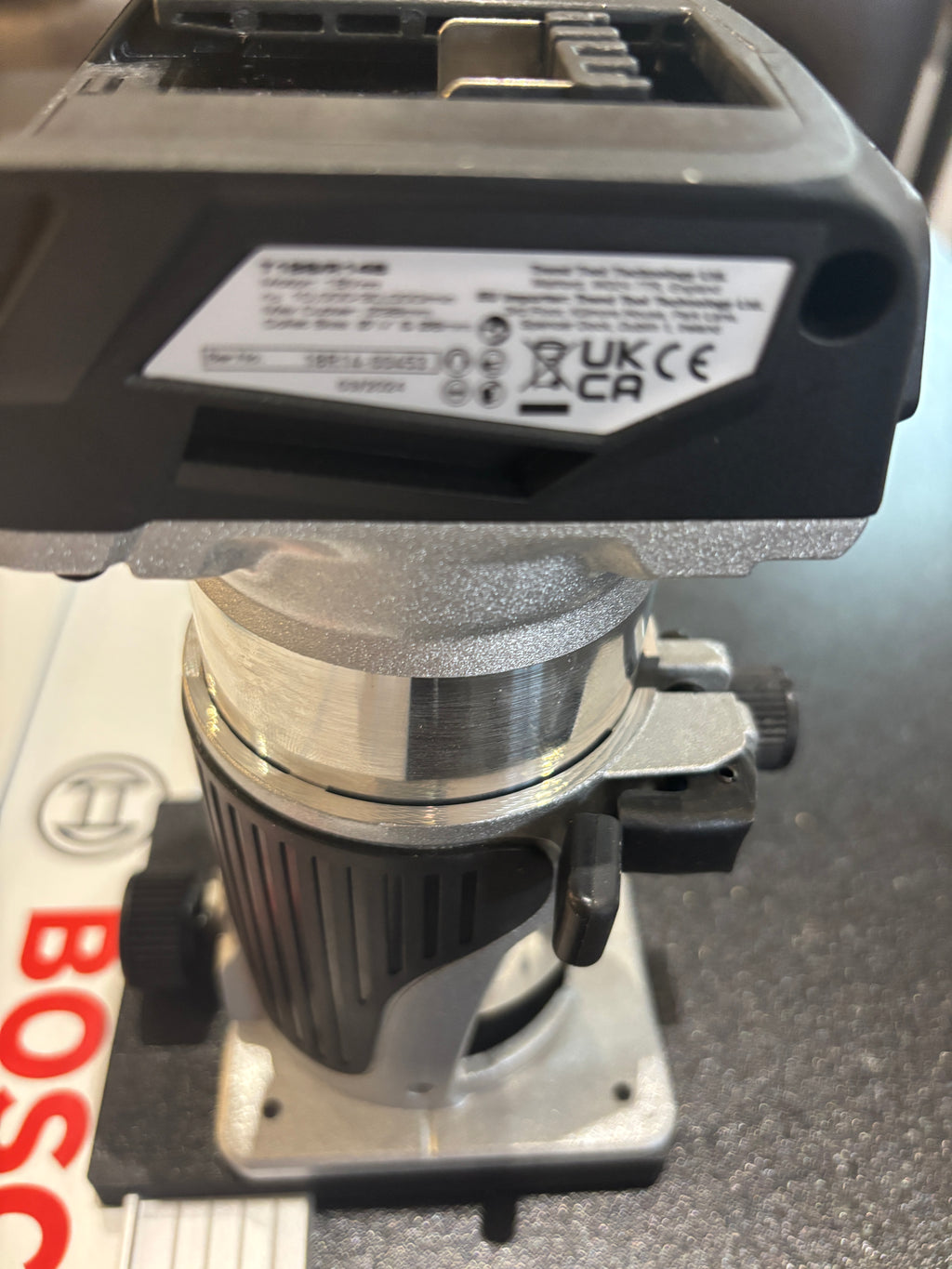 Trend T18S / R 14B Trim Router Guide Rail Adapter to Bosch Track / Guide Rail