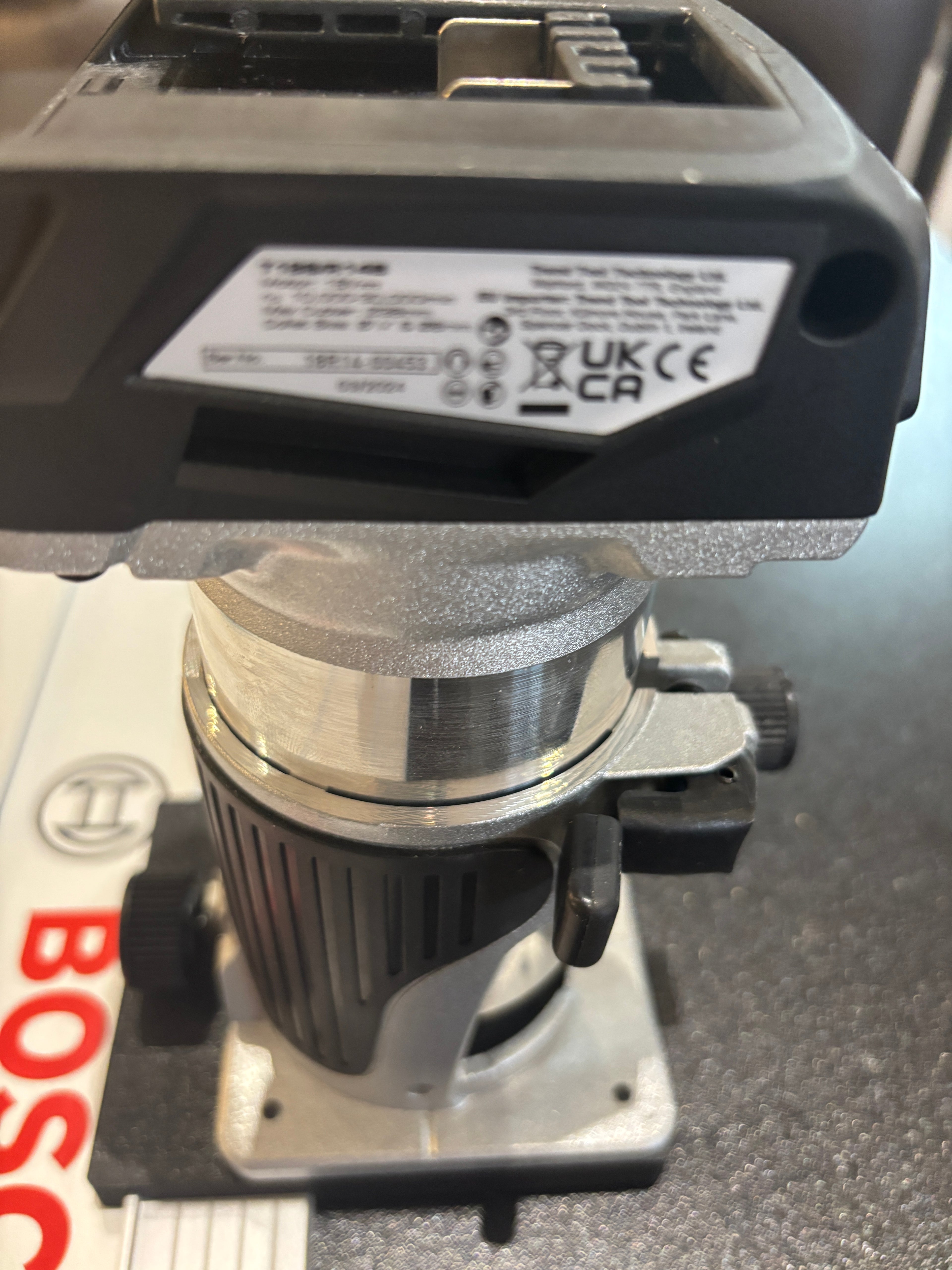 Trend T18S / R 14B Trim Router Guide Rail Adapter to Bosch Track / Guide Rail