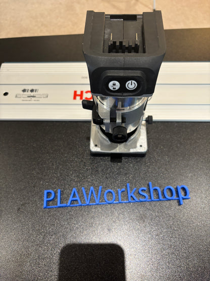 Trend T18S / R 14B Trim Router Guide Rail Adapter to Bosch Track / Guide Rail