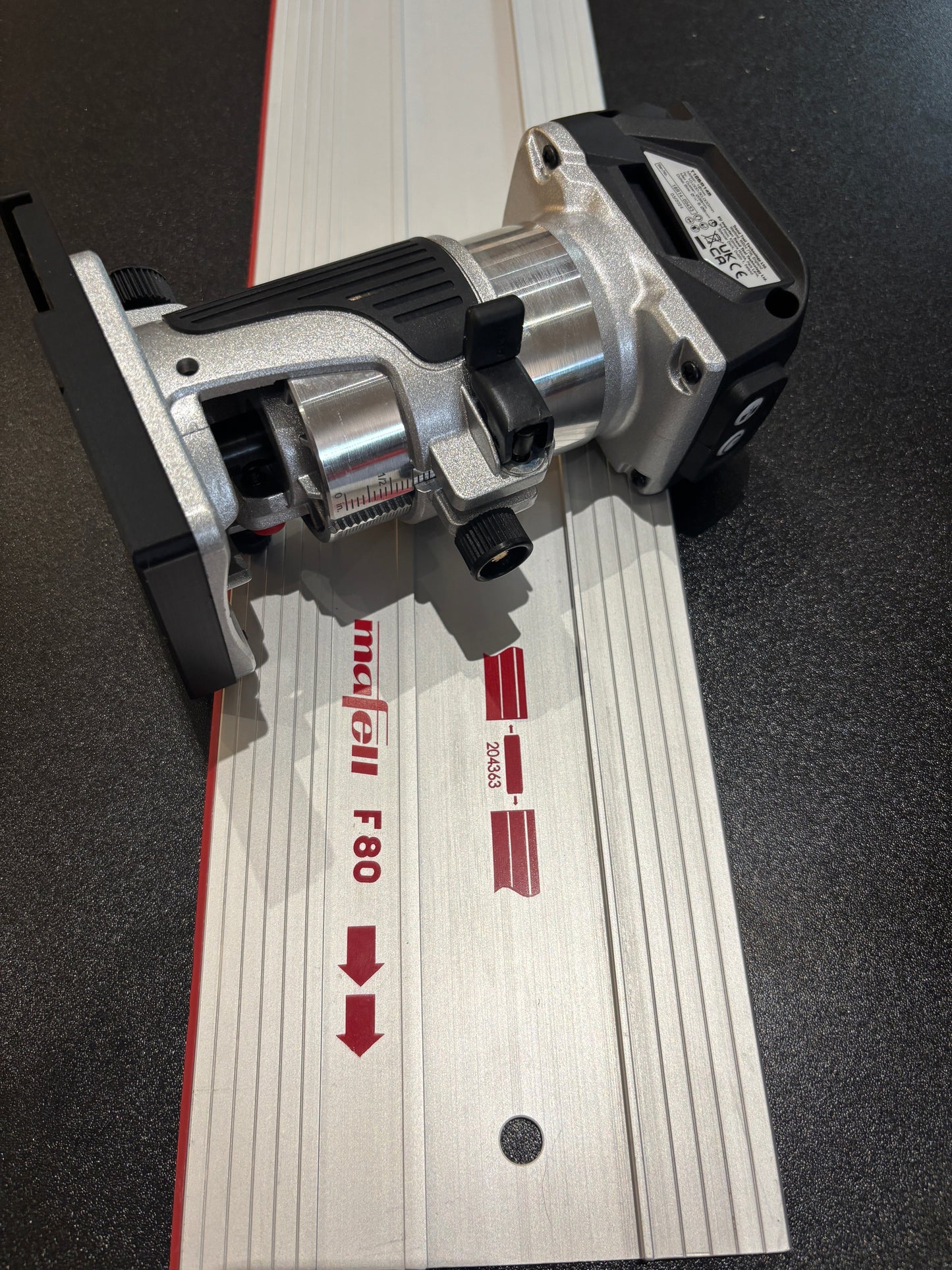 Trend T18S / R 14B Trim Router Guide Rail Adapter to Mafell Track / Guide Rail