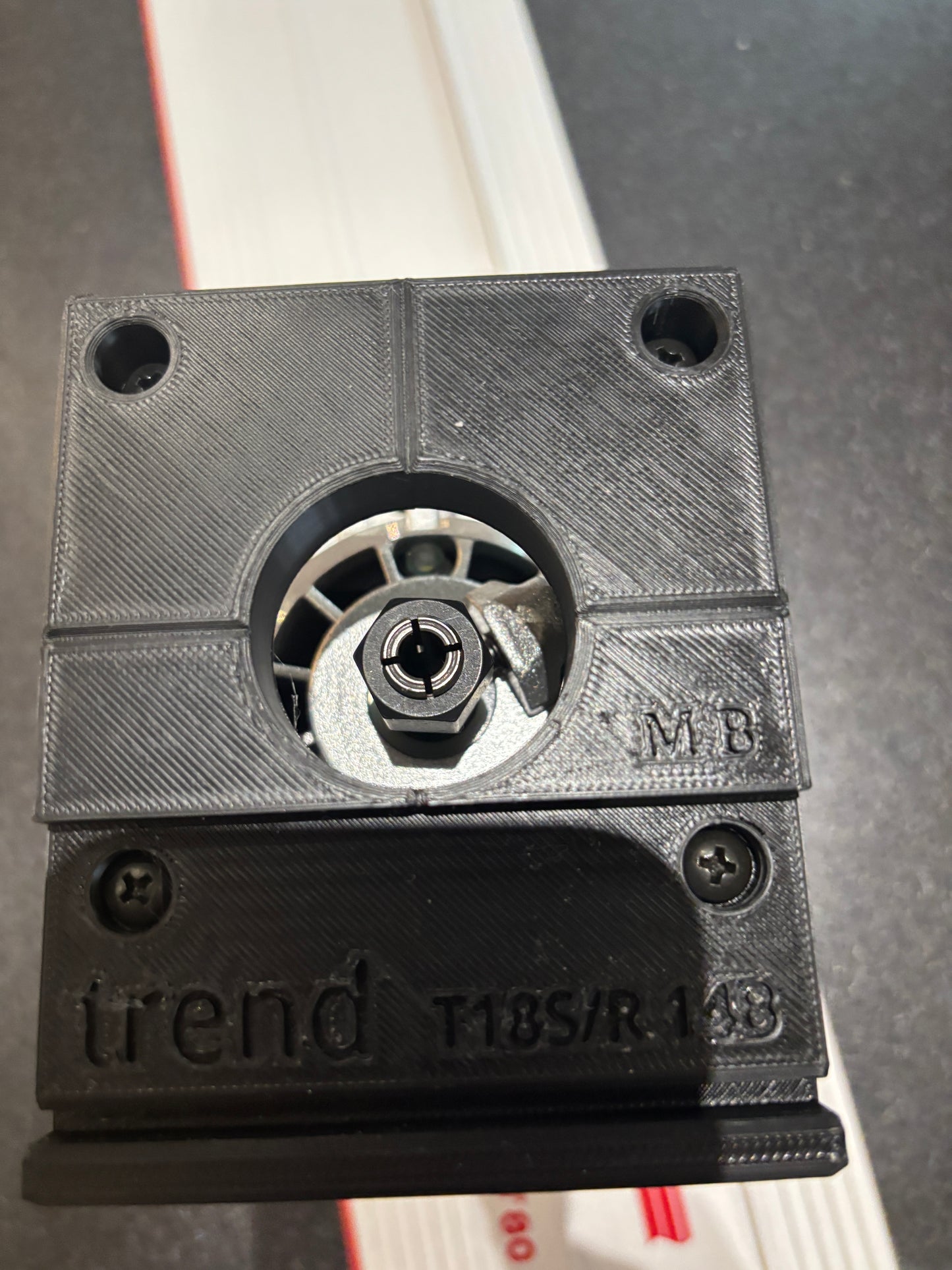 Trend T18S / R 14B Trim Router Guide Rail Adapter to Mafell Track / Guide Rail