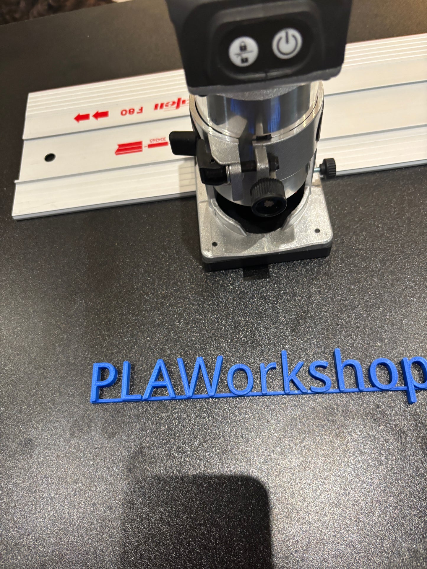 Trend T18S / R 14B Trim Router Guide Rail Adapter to Mafell Track / Guide Rail