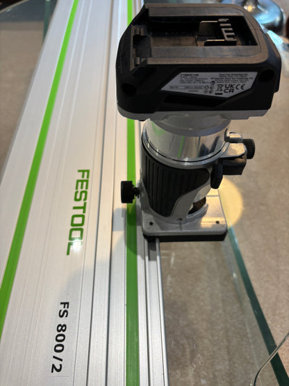 Trend T18S / R 14B Trim Router Guide Rail Base Adapter to fit Festool Track / Guide Rail