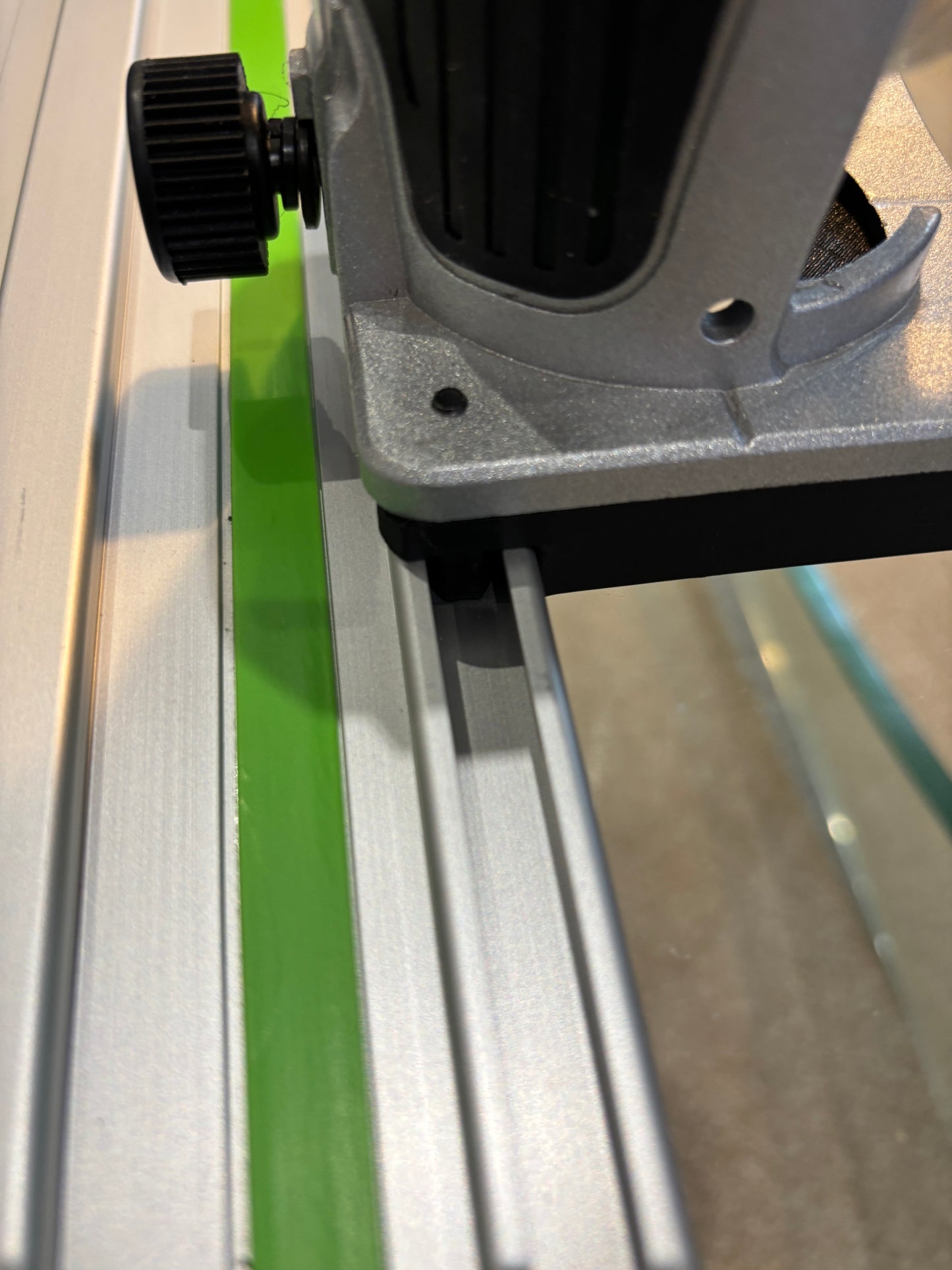 Trend T18S / R 14B Trim Router Guide Rail Base Adapter to fit Festool Track / Guide Rail