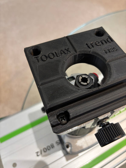 Trend T18S / R 14B Trim Router Guide Rail Base Adapter to fit Festool Track / Guide Rail