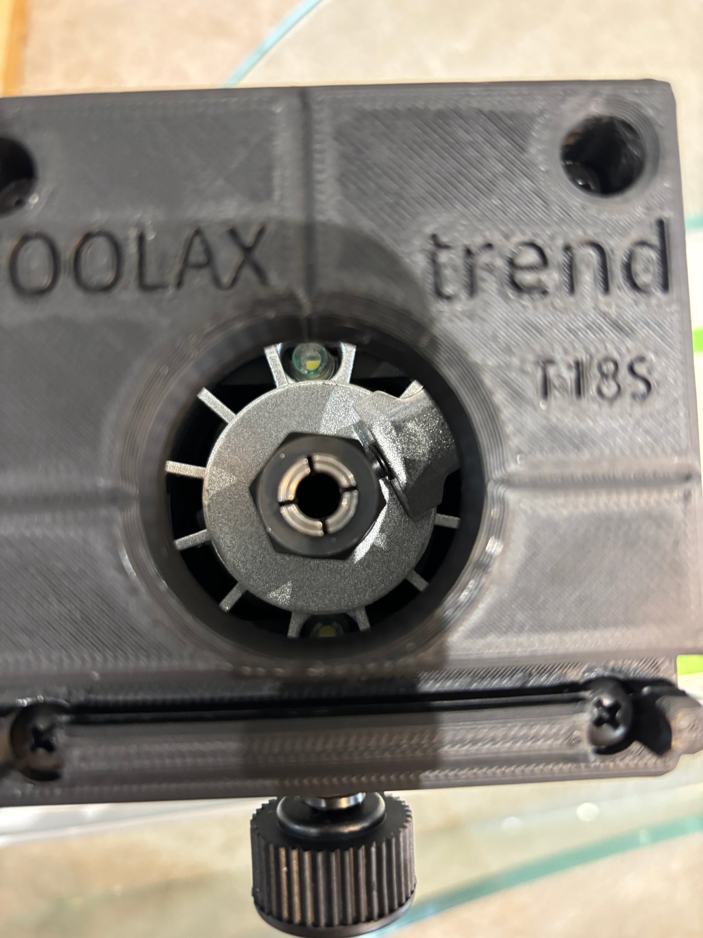 Trend T18S / R 14B Trim Router Guide Rail Base Adapter to fit Festool Track / Guide Rail