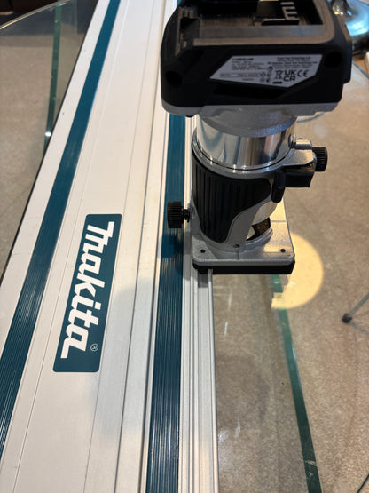 Trend T18S / R 14B Trim Router Guide Rail Adapter to Makita Track / Guide Rail