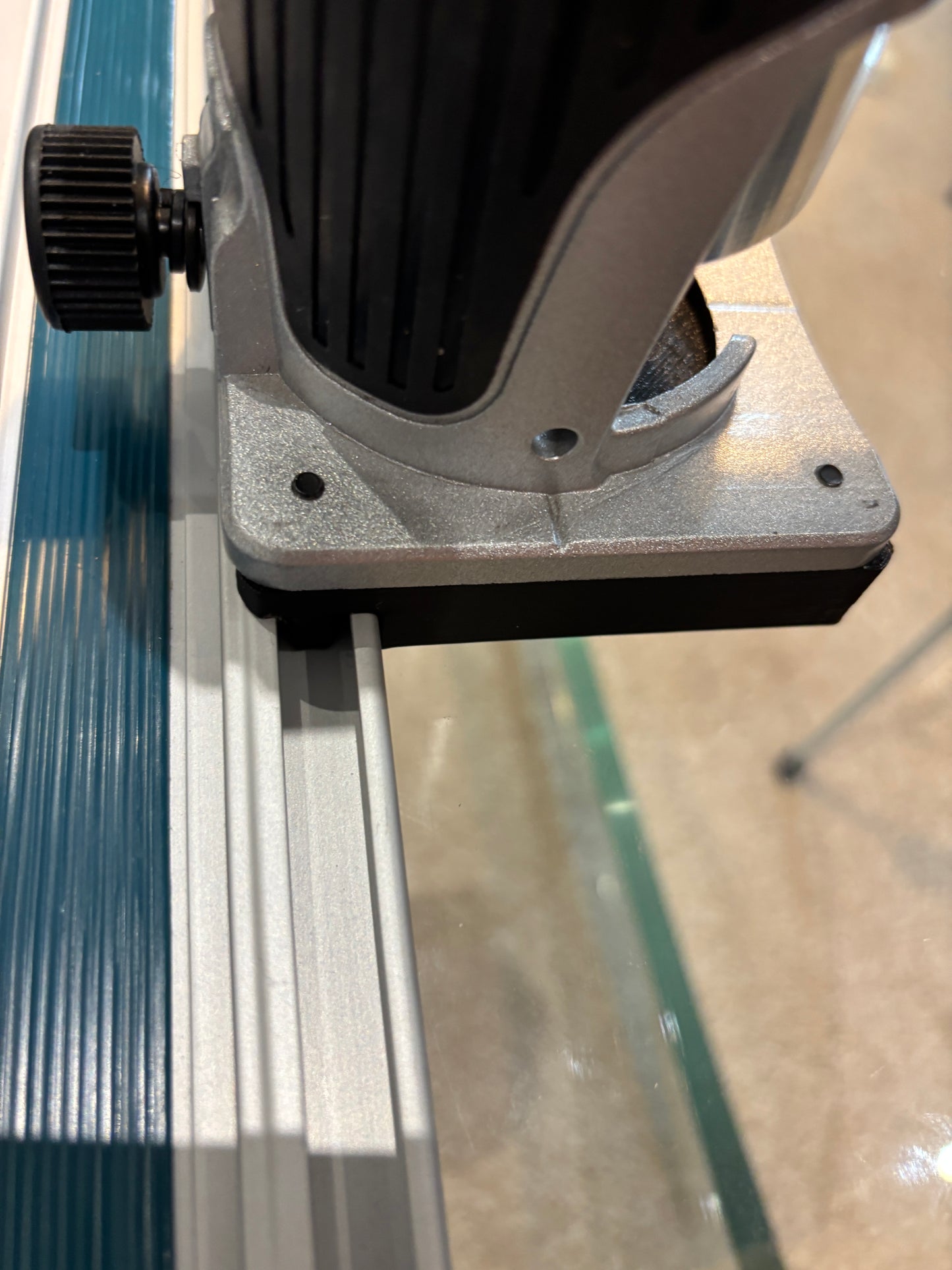 Trend T18S / R 14B Trim Router Guide Rail Adapter to Makita Track / Guide Rail