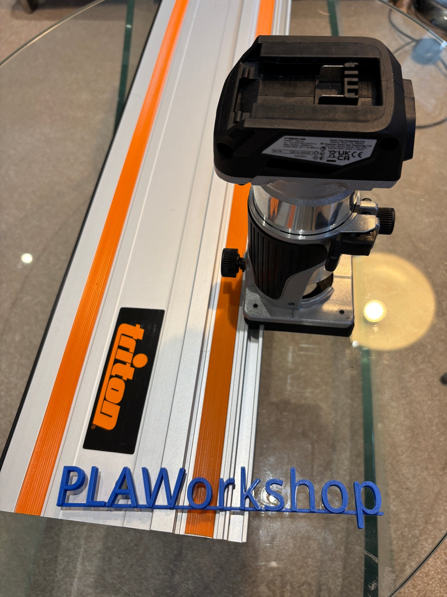 Trend T18S / R 14B Trim Router Guide Rail Adapter to Triton Track / Guide Rail