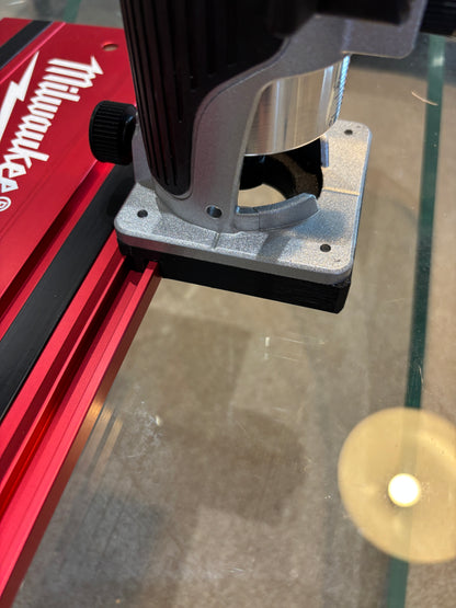 Trend T18S / R 14B Trim Router Guide Rail Adapter to Milwaukee Track / Guide Rail