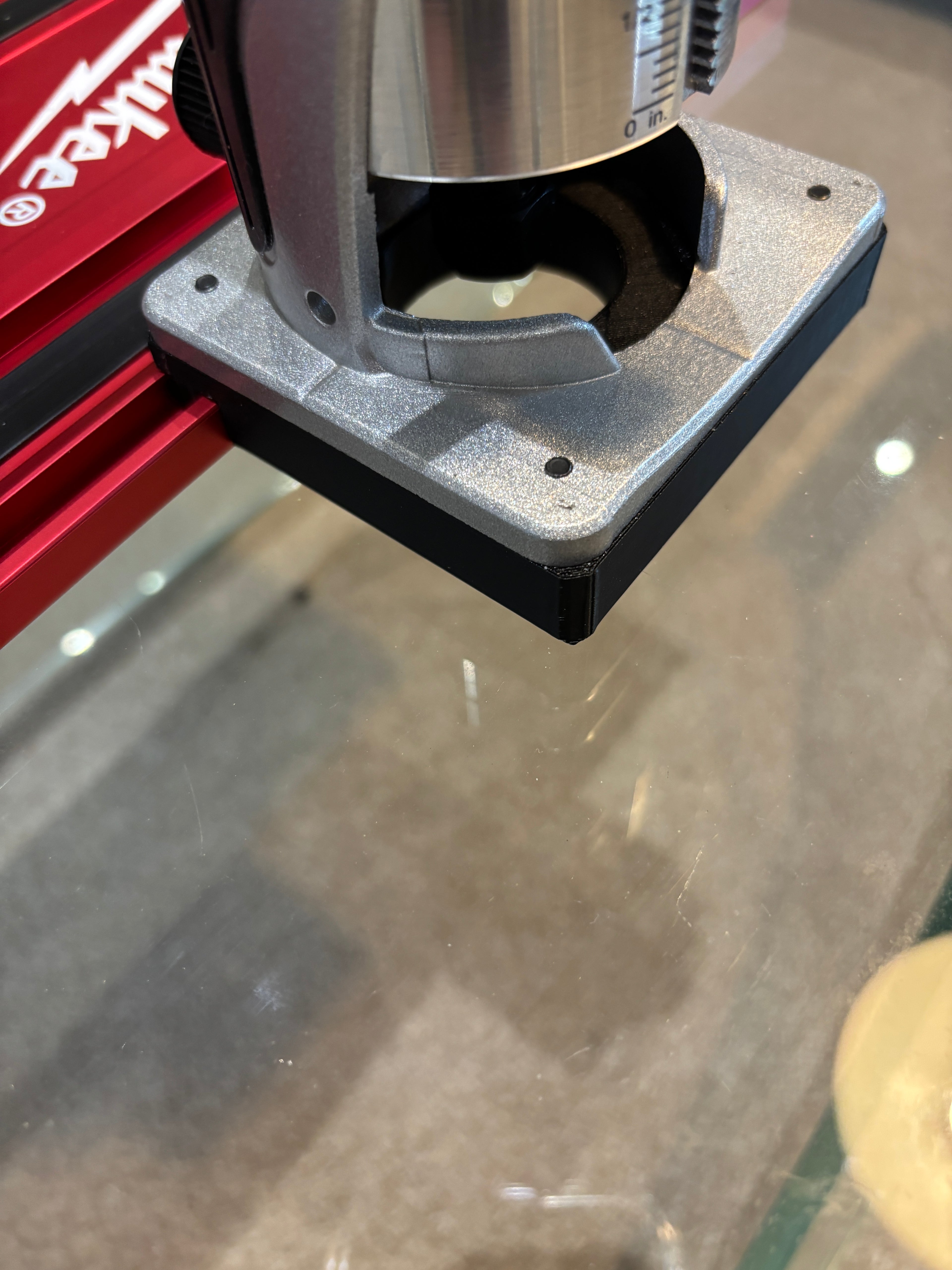 Trend T18S / R 14B Trim Router Guide Rail Adapter to Milwaukee Track / Guide Rail