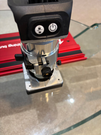 Trend T18S / R 14B Trim Router Guide Rail Adapter to Milwaukee Track / Guide Rail