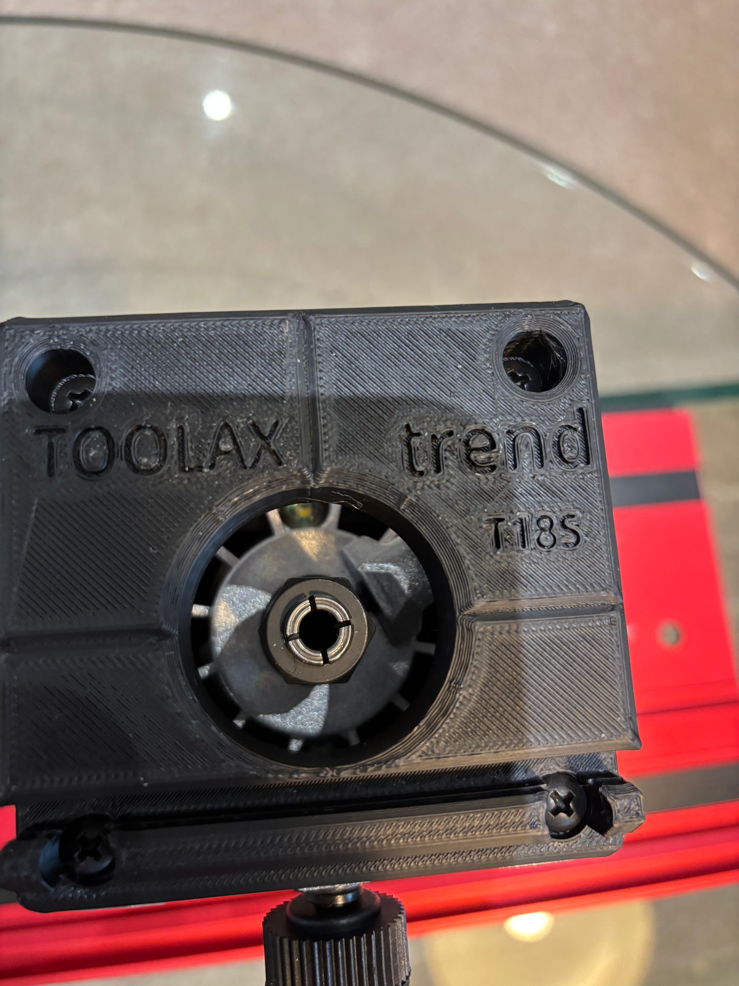 Trend T18S / R 14B Trim Router Guide Rail Adapter to Milwaukee Track / Guide Rail