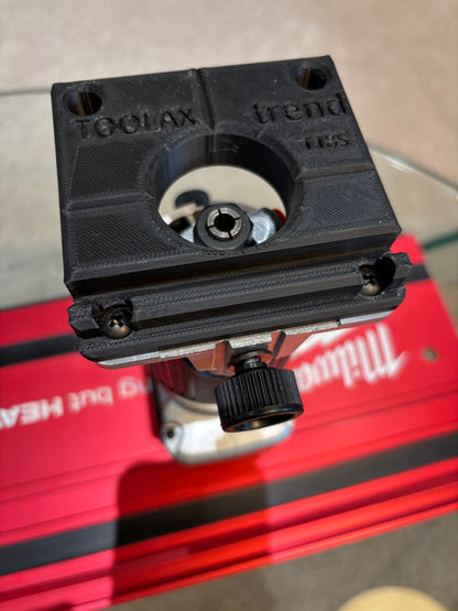 Trend T18S / R 14B Trim Router Guide Rail Adapter to Milwaukee Track / Guide Rail