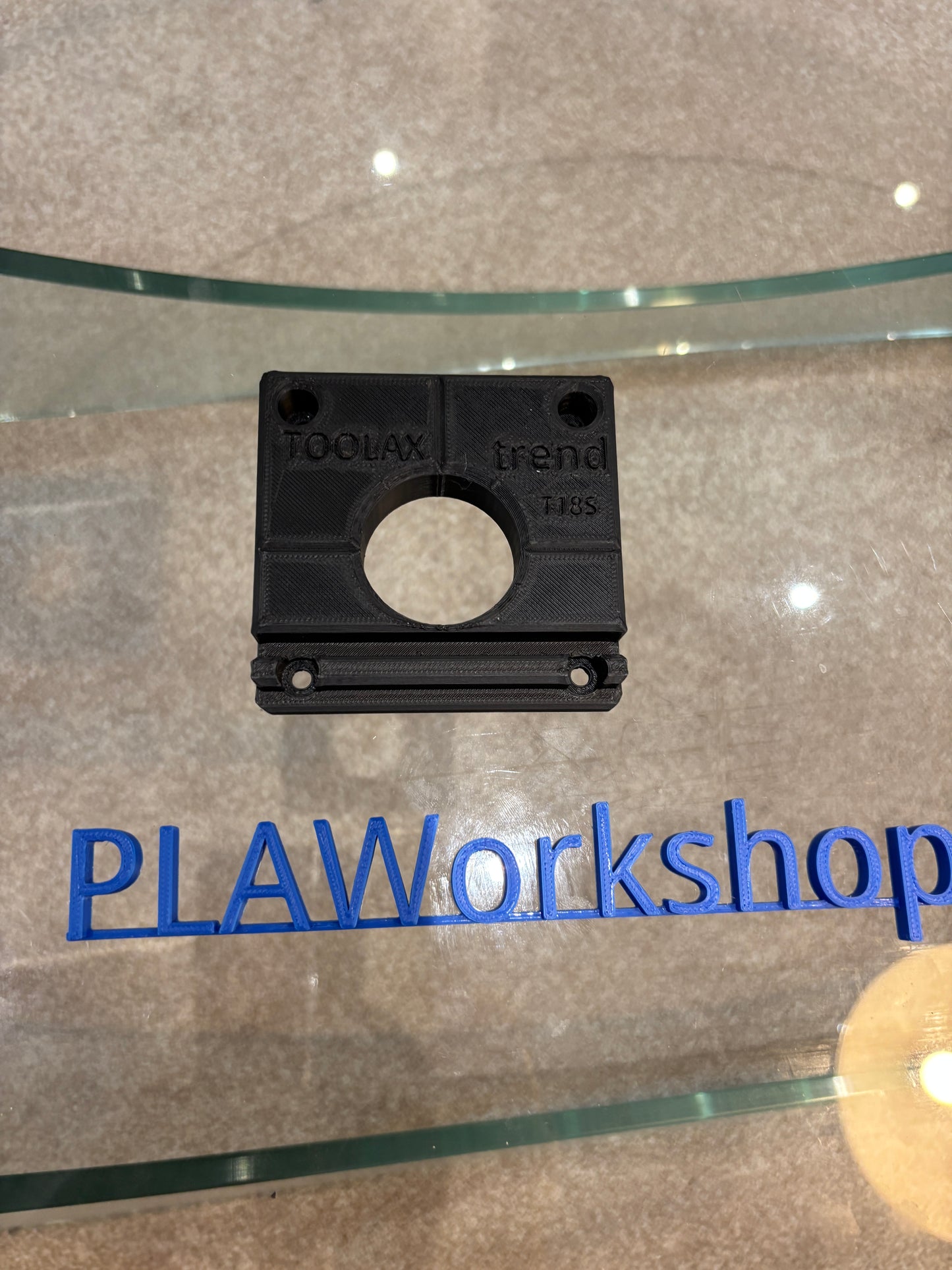 Trend T18S / R 14B Trim Router Guide Rail Adapter to Makita Track / Guide Rail