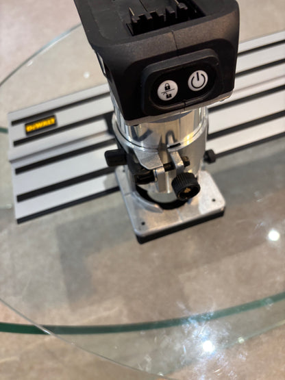 Trend T18S / R 14B Trim Router Guide Rail Adapter to Dewalt Track / Guide Rail