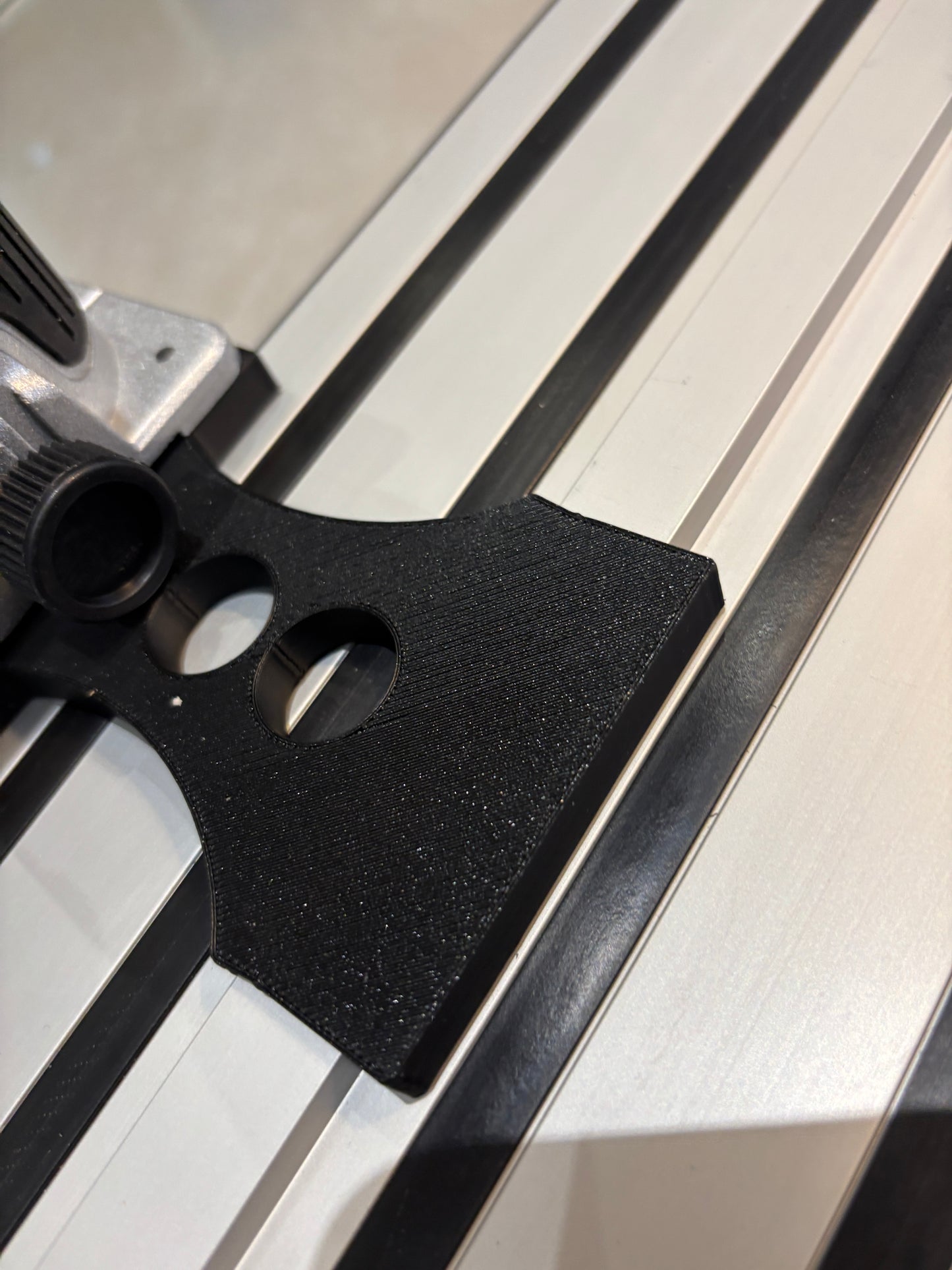 Trend T18S / R 14B Trim Router Guide Rail Adapter to Dewalt Track / Guide Rail