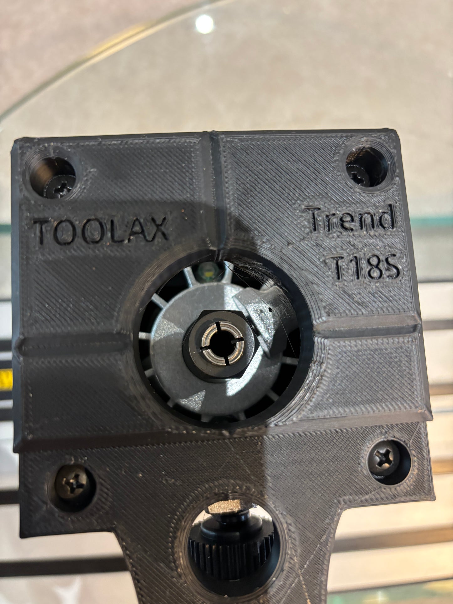 Trend T18S / R 14B Trim Router Guide Rail Adapter to Dewalt Track / Guide Rail