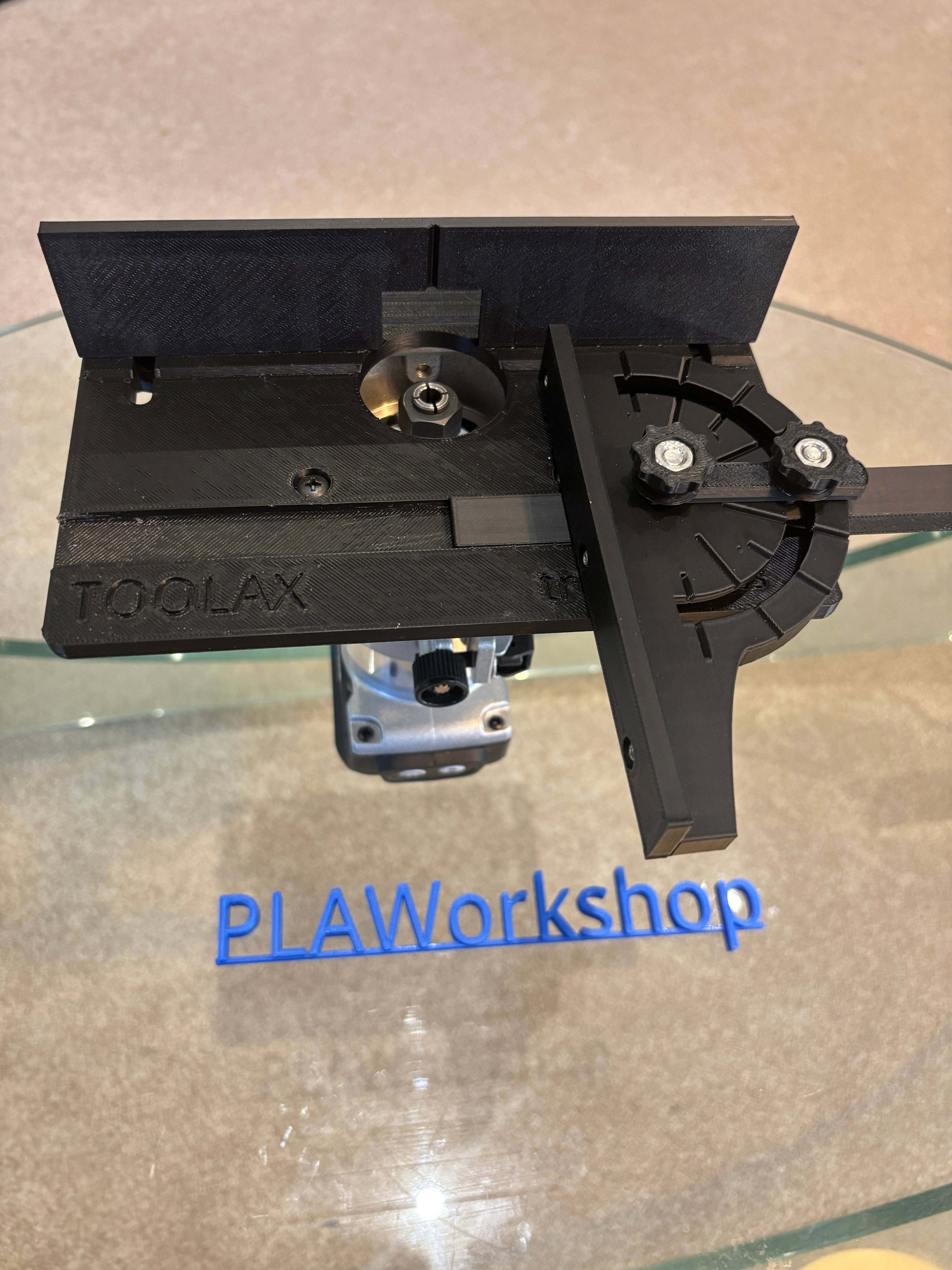 Mini Router Table Mount Workbench TOOLAX Mini Bench Top Router Table with Angle/Fence Guide – PLAWorkshop