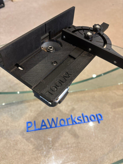 TOOLAX Mini Bench Top Router Table with Angle/Fence Guide