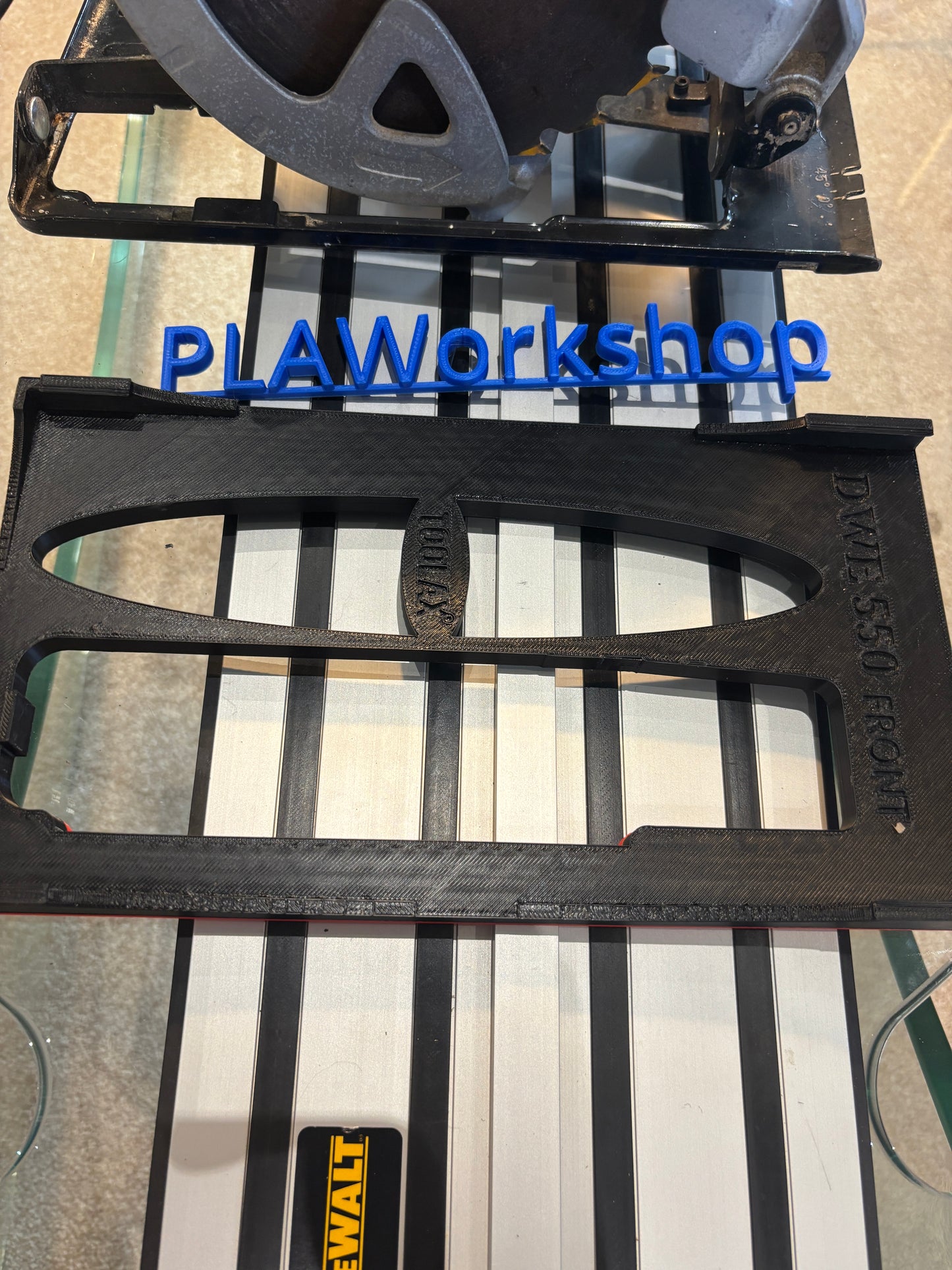 TOOLAX Adaptor for Dewalt DWE550 Circular Saw – Fits Dewalt Guide Rail