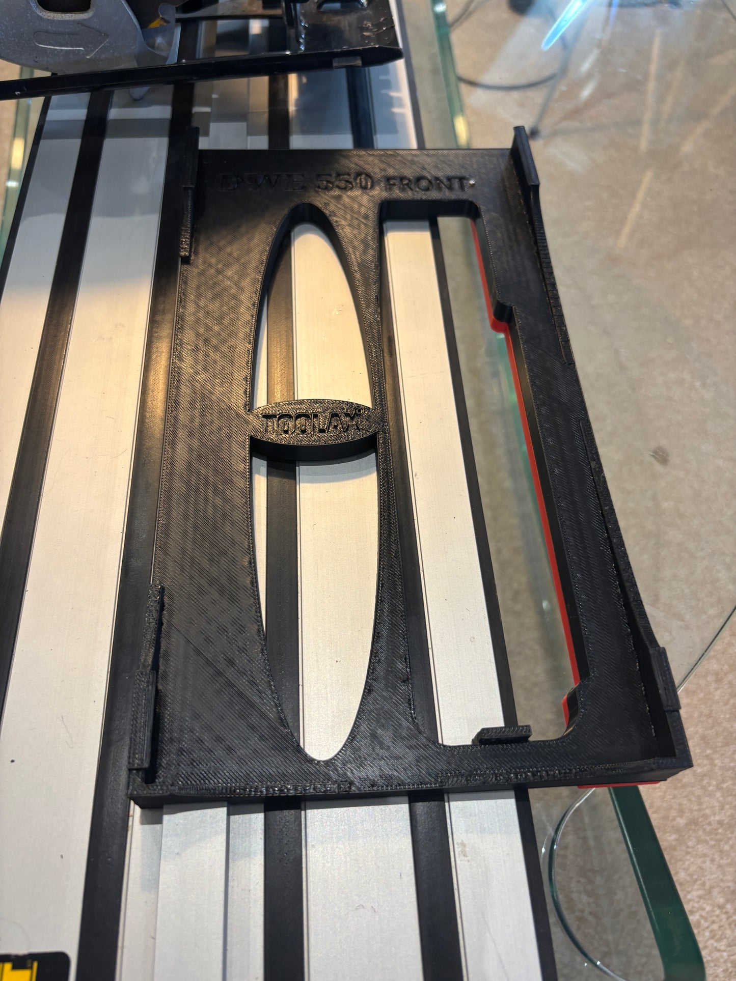 TOOLAX Adaptor for Dewalt DWE550 Circular Saw – Fits Dewalt Guide Rail