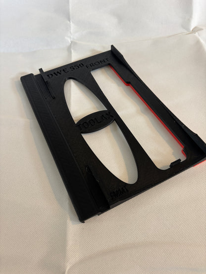 TOOLAX Adaptor base / Skid plate for Circular Saw DWE550 to fit Titan Guide rail