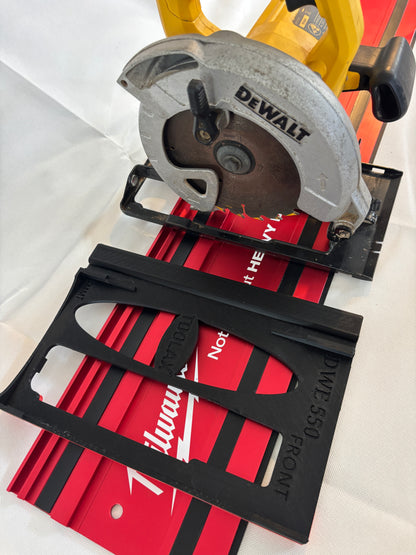 Dewalt DWE550 Adaptor base / Skid plate for Circular Saw to fit Milwaukee Guide rail