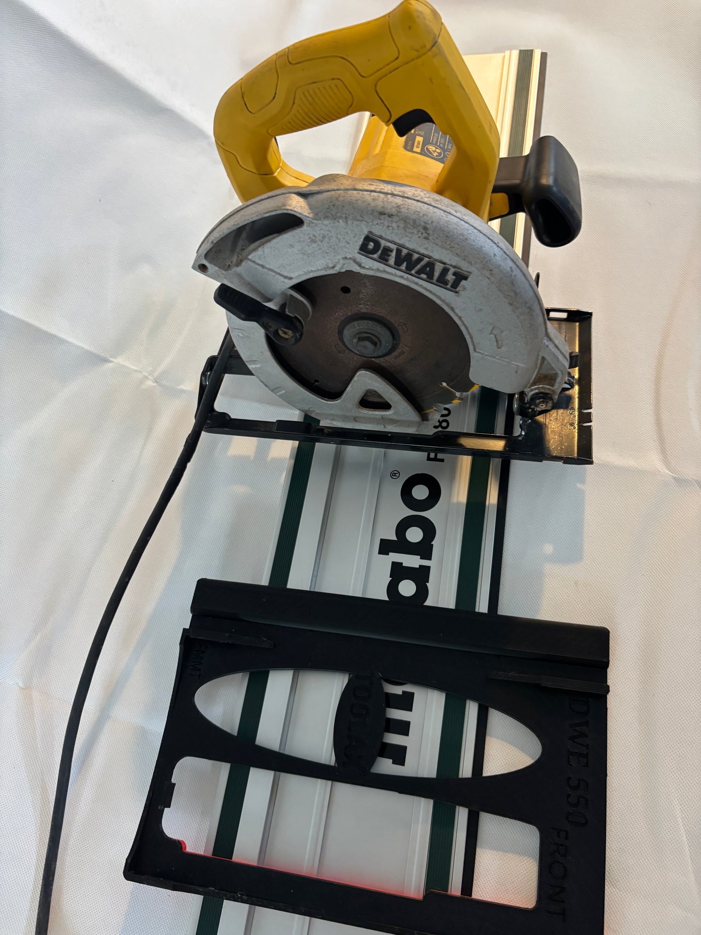 Dewalt DWE550 Adaptor base / Skid plate for Circular Saw to fit Metabo Guide rail