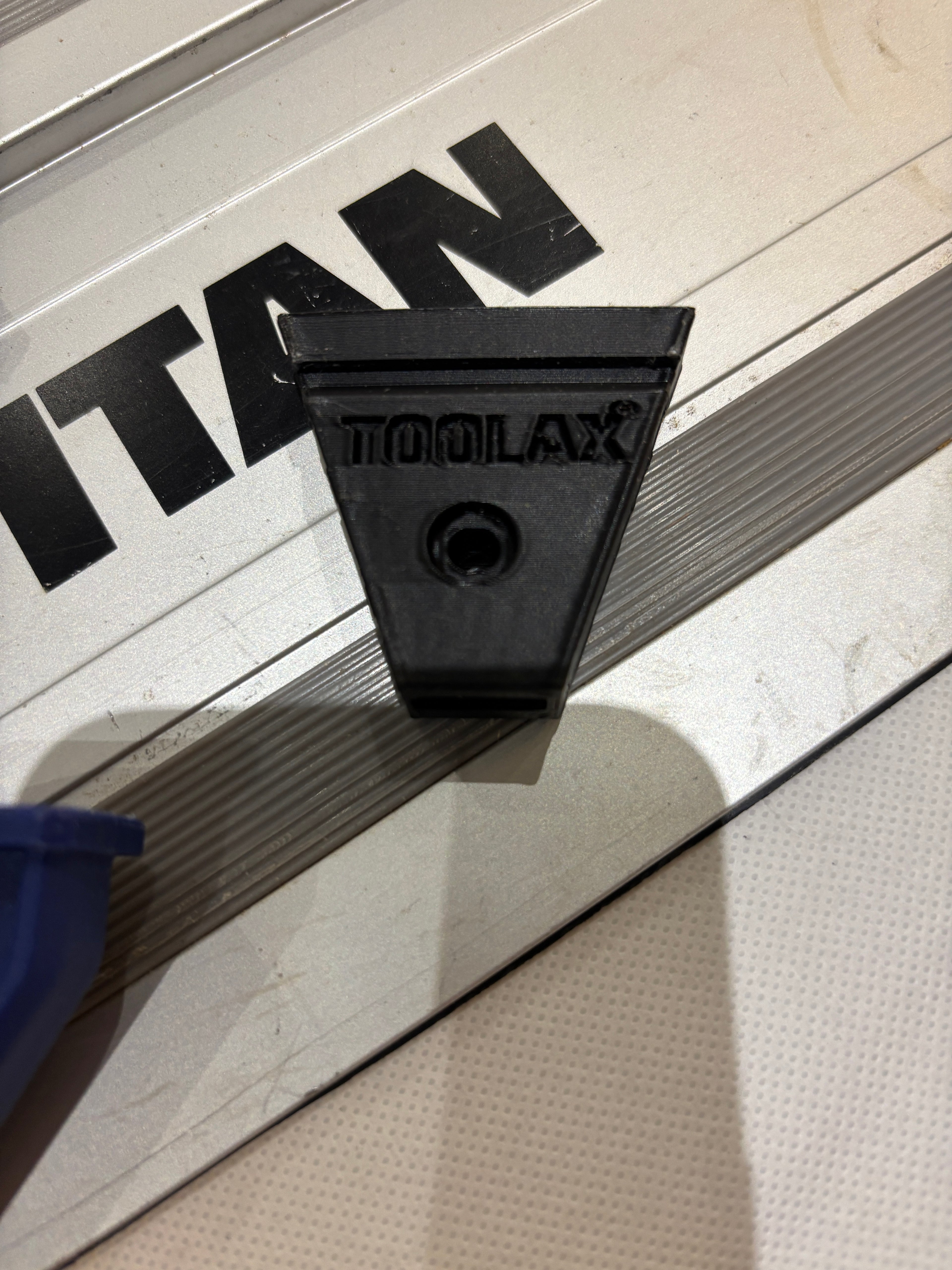 TOOLAX Quick Grip Clamp Adaptor to fit Titan Guide Rail with Riser block