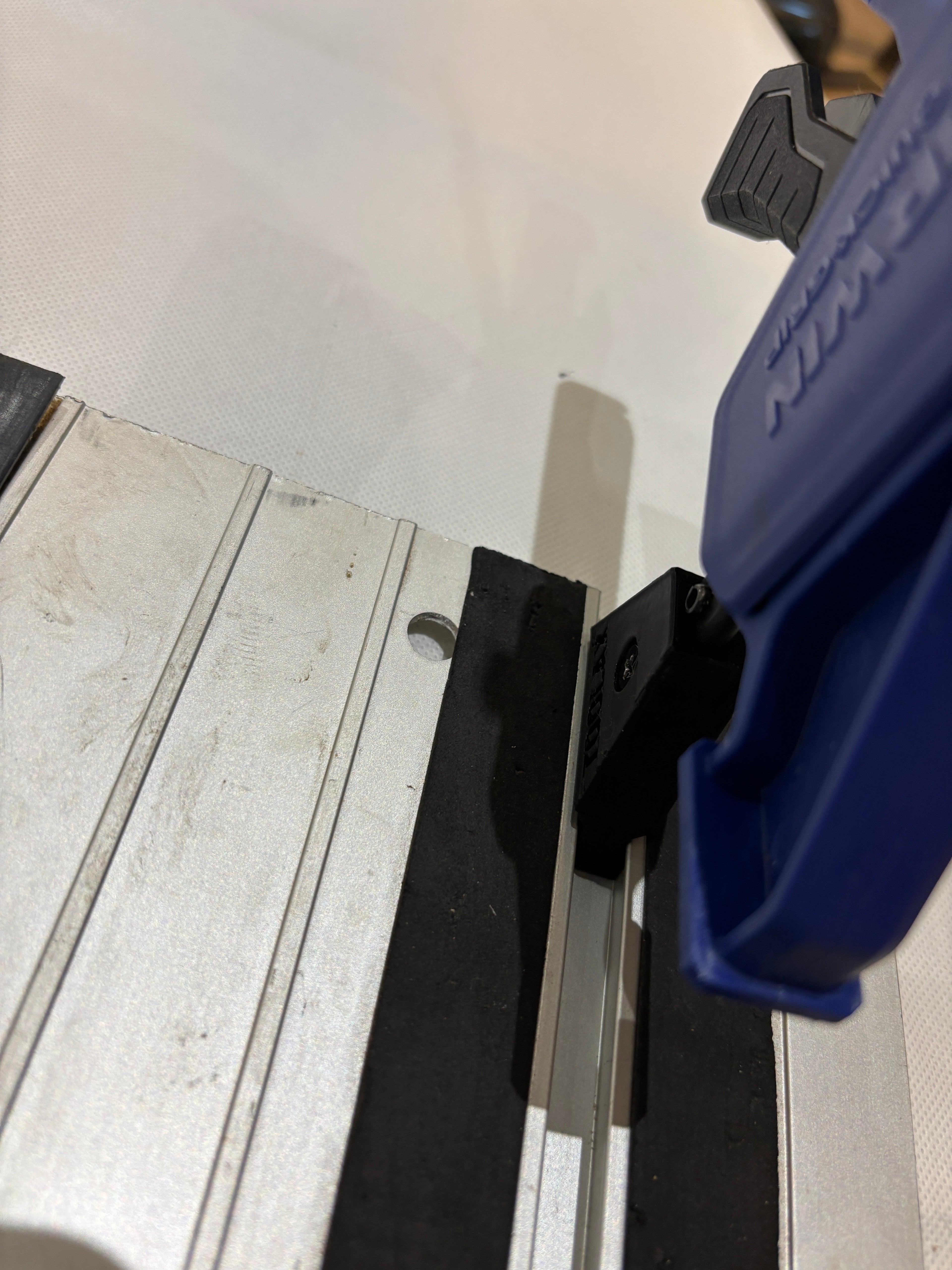 TOOLAX Quick Grip Clamp Adaptor to fit Titan Guide Rail with Riser block