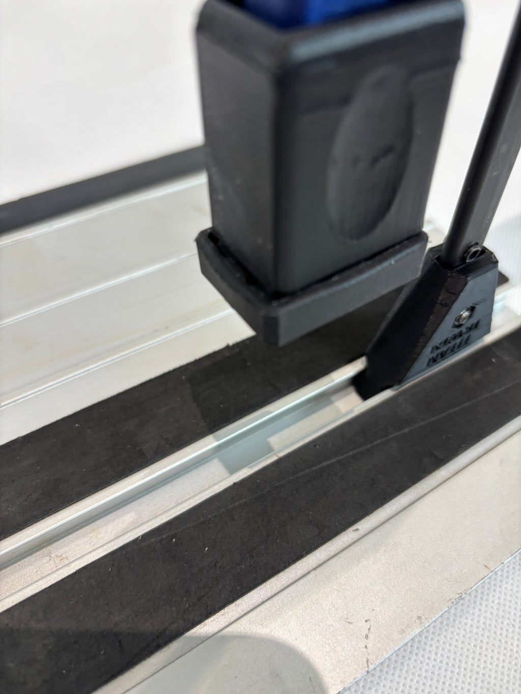 Pair of TOOLAX Quick Grip Clamp Adaptor to fit Titan Guide Rail with Riser block