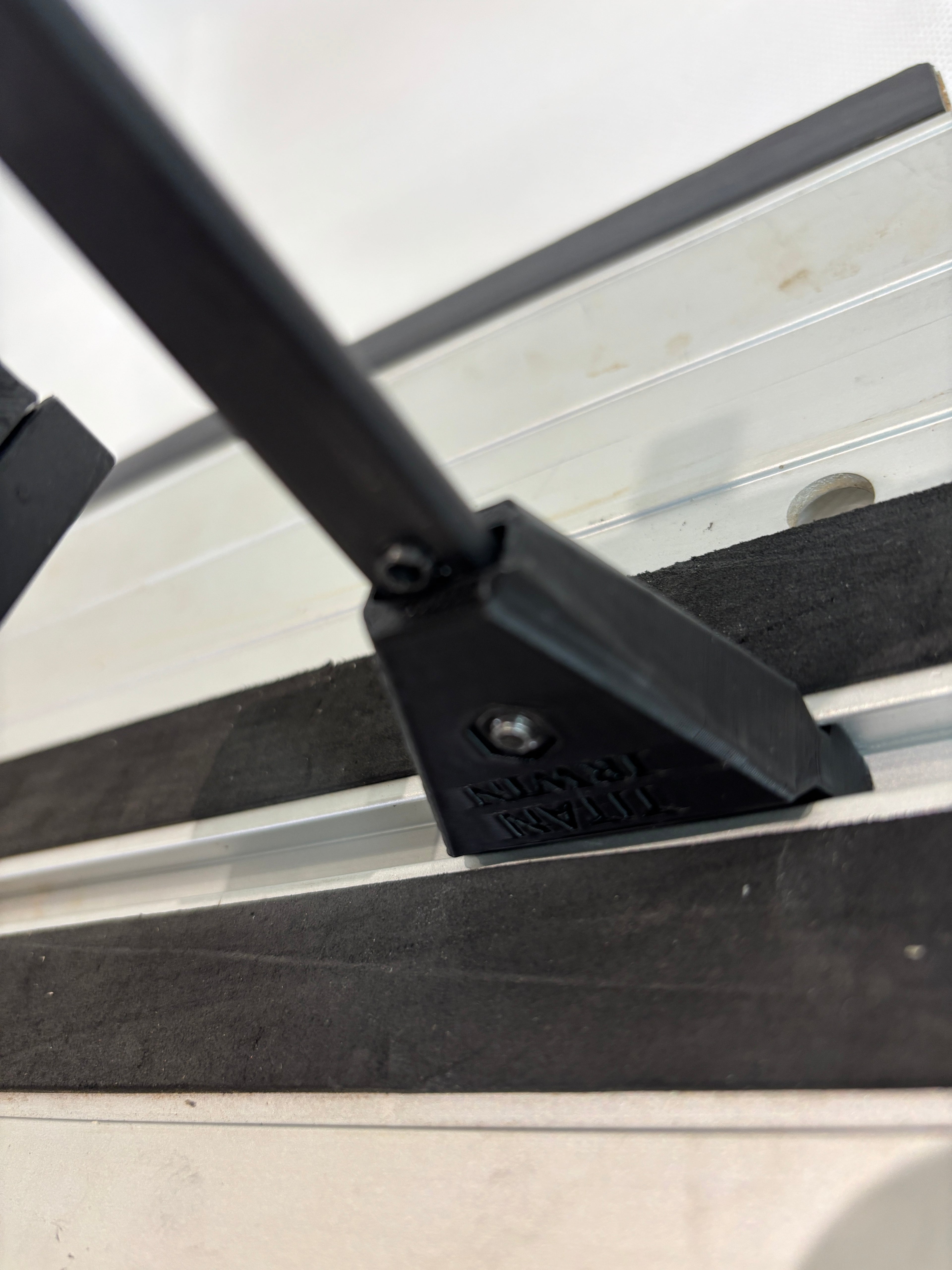 Pair of TOOLAX Quick Grip Clamp Adaptor to fit Titan Guide Rail with Riser block